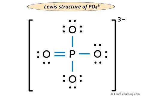 po4 3 electronic geometry.